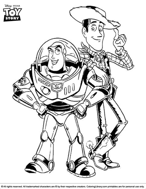 Maybe you would like to learn more about one of these? Toy Story coloring sheet for kids - Coloring Library