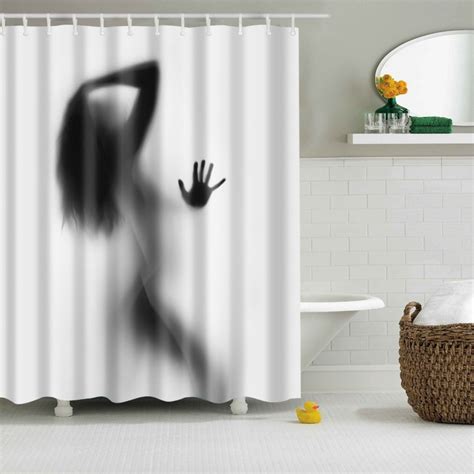 Luxury custom bathroom decor, custom shower curtain, bathroom curtains, bathtub panels, custom made curtains, roman. Bathroom Shower Curtains Sexy Woman Shower Curtain ...