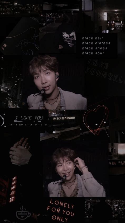 .namjoon blood sweat and tears, microphone, black hair, desktop wallpaper png. PARKEDITS ; hiatus — collage namjoon! 🐥 ˒ ♥︎ or ↻ if u ...