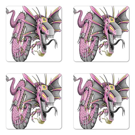 Blackmore dragon coaster setb004ab70lw reviewby customer guide, affiliate owner online shoppingat affiliate manager reviewsrating: Dragon Coaster Set of 4, Digital Robotic Cyborg Dragon ...