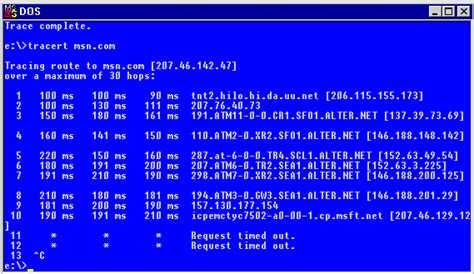 What advantages/disadvantages are there in doing so? Trouble Beyond the Modem - Traceroute