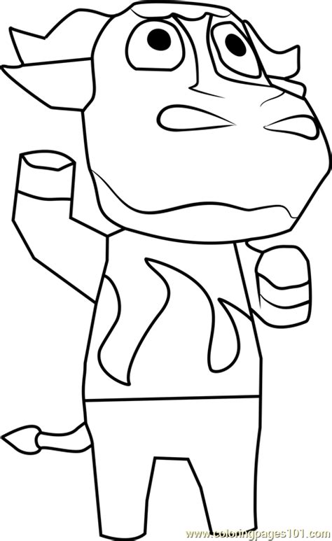 Maybe you would like to learn more about one of these? Angus Animal Crossing Coloring Page for Kids - Free Animal ...