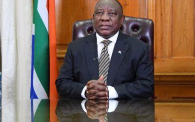 His excellency president of south africa and current chairperson of the african union, president matamela cyril ramaphosa. President Cyril Ramaphosa's speech on Wedneday the 16th | News