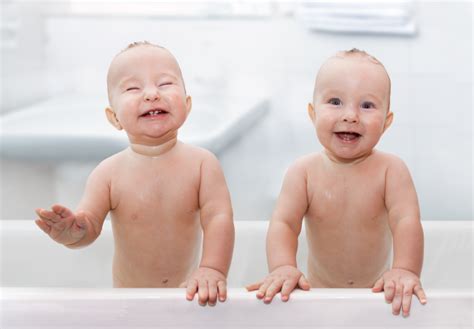This secure, sturdy feeding station saves you time. Bathing Twins - Bath time tips and advice for two