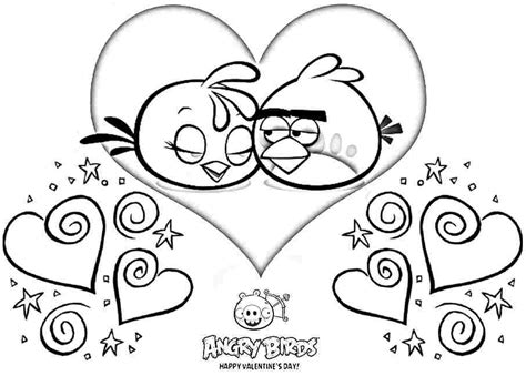 Hearts and flowers for valentine's day are the perfect time to break out the pink and red crayons! Valentine Cartoon Coloring Pages - Coloring Home