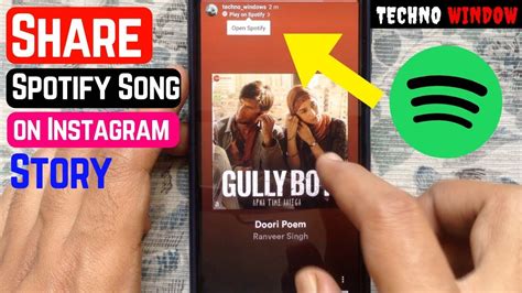 Once that's done, tap the stickers button at the top of the screen and choose the music sticker. How to Share Spotify Song to Instagram Story - YouTube