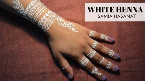 The henna itself doesn't fade away, your skin cells exfoliate off, thus fading your henna. WHITE HENNA | Body paint Temporary Tattoo | Samia Hasanat ...