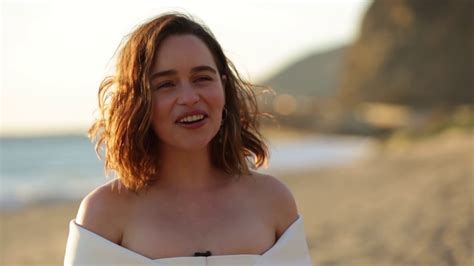 Although no explicit detail was shown. Behind the scenes: Emilia Clarke July 2016 - YouTube