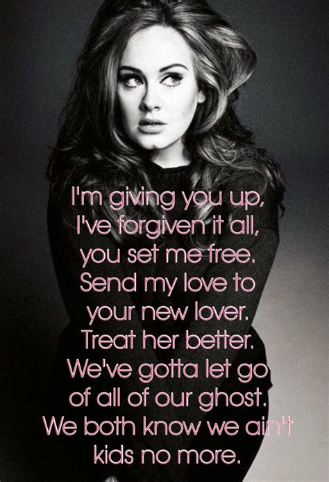 A video listening activity on the popular song someone like you, by award winning british singer adele. Here are the Adele Songs You Love Most Adele-Send My Love ...
