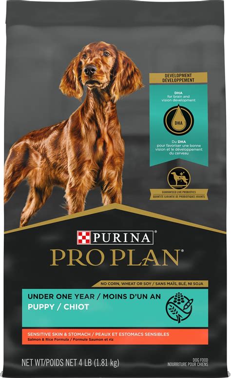 These three dry dog food for sensitive stomachs brands each offer small and large kibble sizes and a tasty. Purina Pro Plan Sensitive Skin & Stomach Salmon & Rice ...