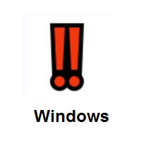 Javascript exclamation mark after function double exclamation mark javascript if statement with exclamation mark javascript double question mark there is no difference. Meaning of ‼ Double Exclamation Mark Emoji with images