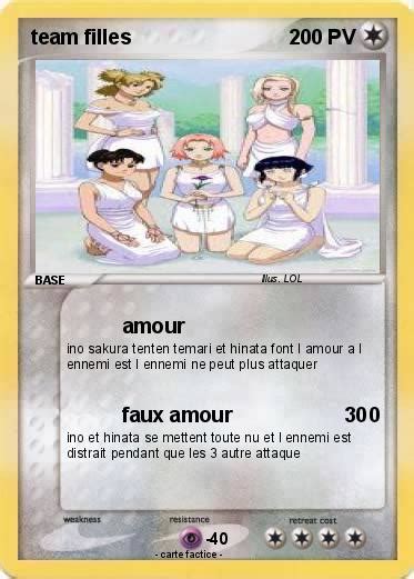 It is not intended for promotion any illegal things. Pokémon team filles - amour - Ma carte Pokémon