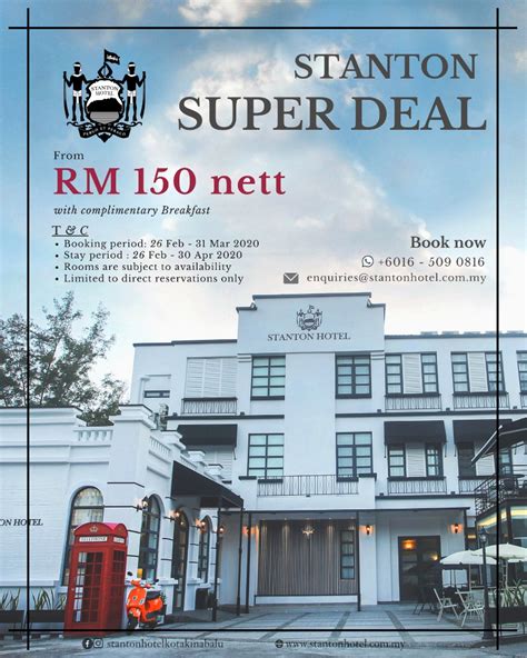 Uob kota kinabalu is a commercial bank that serve loan, finance and more. Special Offers - Stanton Hotel Kota Kinabalu