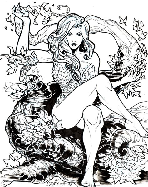 More 100 coloring pages from cartoon coloring pages category. Poison ivy coloring pages to download and print for free