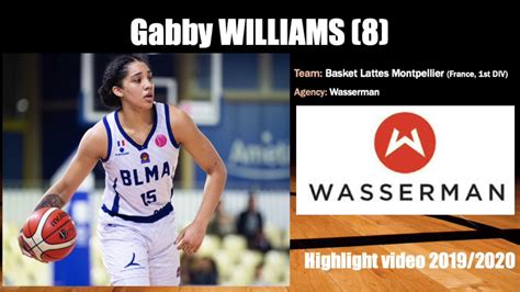 She was drafted 4th overall by the chicago sky in the 2018 wnba draft. Gabby WILLIAMS (8), Euroleague season highlight 2019/2020 ...