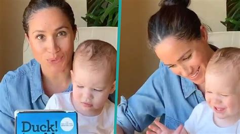 Meghan markle and prince harry accused members of the royal family of shocking racism. Meghan Markle Reads To Baby Archie In Adorable 1st ...