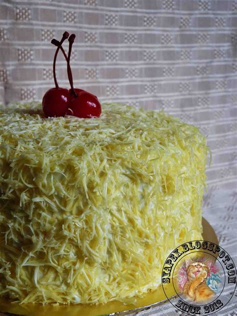Bentuk bulat adalah sesuai jika anda tidak mempunyai banyak tetamu. syapex kitchen: Kek Cheese Bersalji dan Selamat Hari Bapa