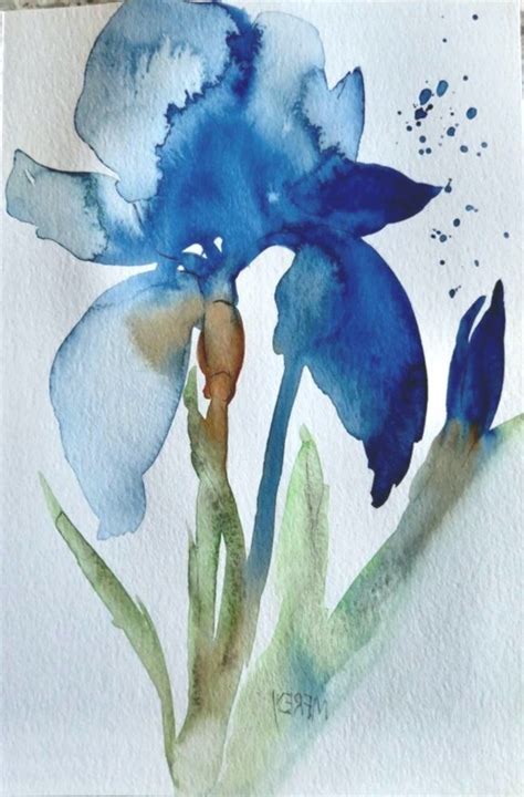 Fustella disegno fiore 5 petali : notitle #blumenaquarell | Dipinti, Acquerello floreale ...