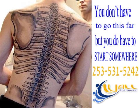 I walked up with quite a lot of questions as it is my first tattoo i wanted done but when more. Chiropractic Tattoo Spanaway Tacoma Tatoo parlor Massage a ...