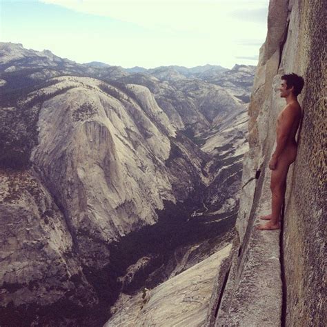 It didn't matter how hard i bared down on the chickenhead, the hold was not positive enough to support body weight. First Naked "Free-solo" on Half Dome