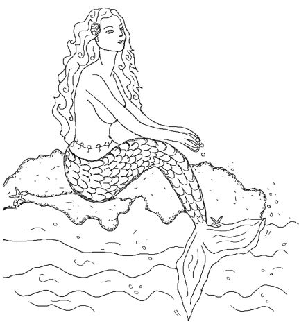 Check spelling or type a new query. Mermaid On A Rock Drawing at GetDrawings | Free download