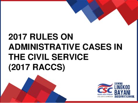 Reviews fi and cio procedures, alerts, training materials, and job aids. (PDF) 2017 RULES ON ADMINISTRATIVE CASES IN THE CIVIL ...