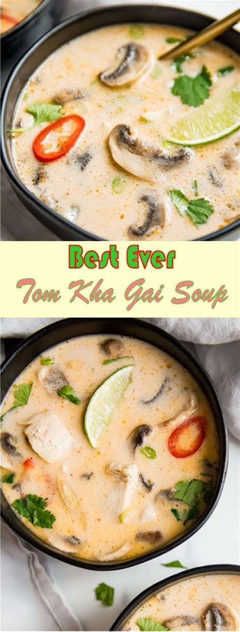 This is the best ever & the authentic tom kha gai, thai coconut soup recipe. The Best Ever Tom Kha Gai Soup (Thai Coconut Chicken Soup ...