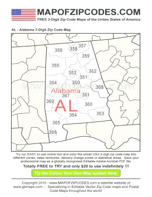 Find zip codes fast with the zip code search. Zip Code Alabama - Fill Online, Printable, Fillable, Blank ...