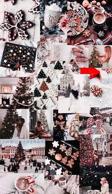 Multiple sizes available for all screen sizes. Christmas 26+ trendy aesthetic christmas wallpaper collage ...