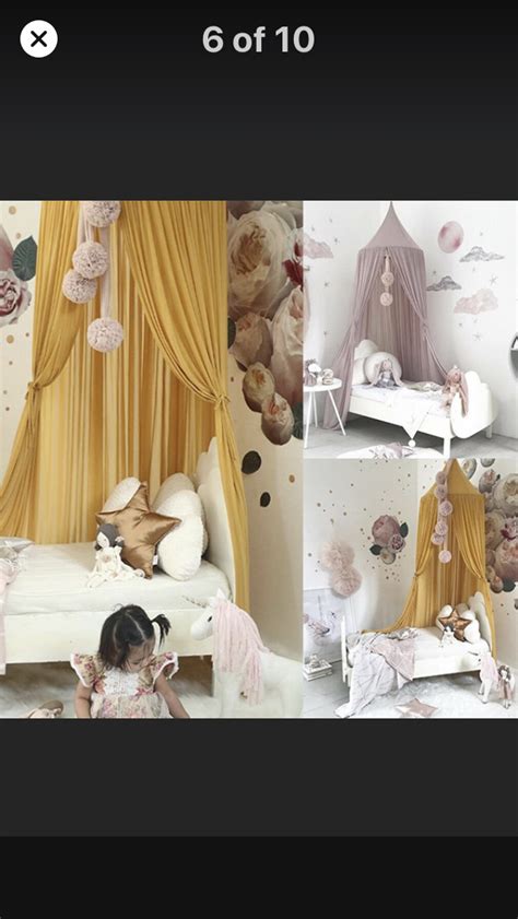 Here's how i made a bed canopy for my big girl! Pin by Jessica Galloway on 583 Willow Circle in 2020 ...