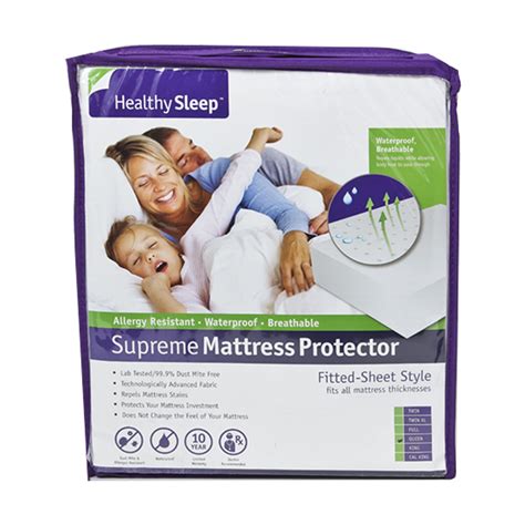 The best mattress protectors that we tested for the year are. Healthy Sleep Supreme Full Mattress Protector | Mattress ...