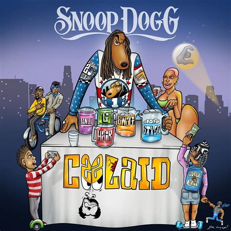 The image shows the rapper — real name calvin broadus jr. Snoop Dogg - 'Coolaid' (Album Cover & Track List) | HipHop ...