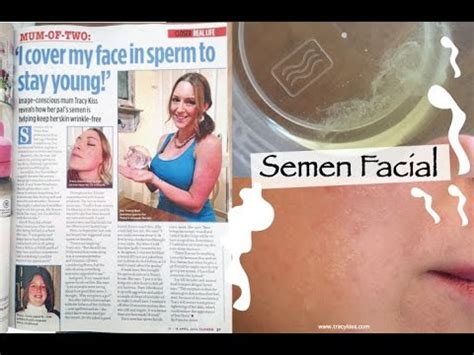 Loves it when he eats her feet. Semen Facial Tutorial With Tracy Kiss - YouTube
