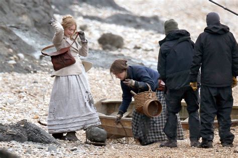 Starring saoirse ronan and kate winslet, ammonite tells the story of mary anning (winslet), a british palaeontologist who lived during the 19th century. Kate Winslet and Saoirse Ronan - Filming "Ammonite" in ...