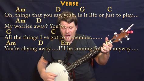 Lyrics © sony/atv music publishing llc, tratore. Take on Me (a-ha) Banjo Cover Lesson in G with Chords ...