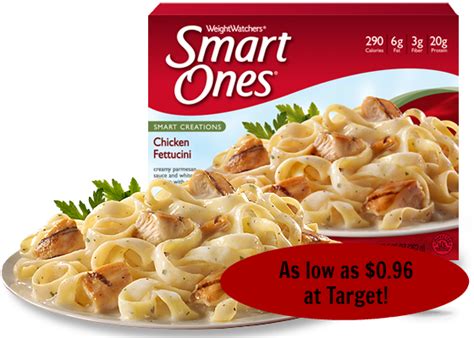 Smart ones dessert (1 serving). Target: Smart Ones Entrees Only $0.93! | Chicken fettucini, Fettucini, Eat smart