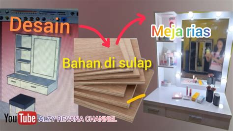 Cara membuat hiasan dinding dengan kepingan cd sangat mudah. CARA MEMBUAT MEJA RIAS NEMPEL DI DINDING (DIY TUTORIAL ...