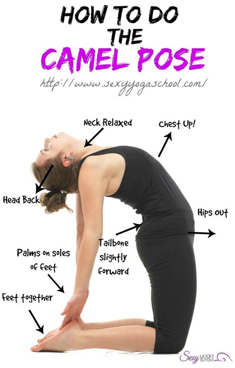 Camel pose is a kneeling asana, so my first major tip for this pose is to place a folded towel, blanket, or cushion under the knees. Pin on Yoga
