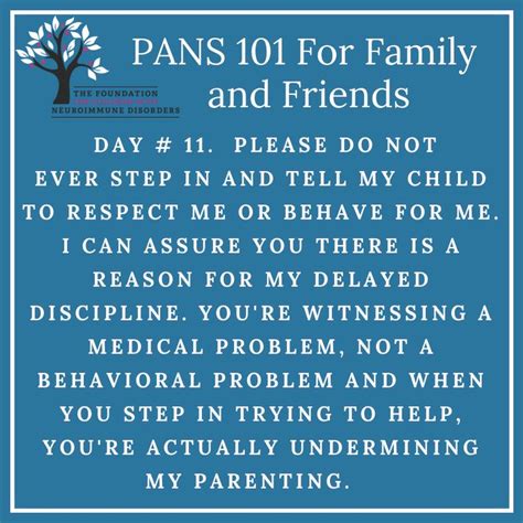 What PANS parents want you to know. | Pandas syndrome ...