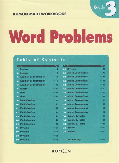 Find many great new & used options and get the best deals for grade 1 word problems by kumon (paperback, 2008) at the best online prices at ebay! Kumon Math Answers Pdf : Kumon Cheats Math / Kumon h ...