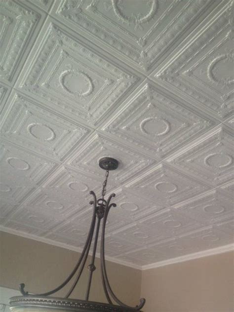 How to install a la maison styrofoam ceiling tiles by ron hazelton. Romanesque Wreath - Styrofoam Ceiling Tile - 20" x 20" - # ...