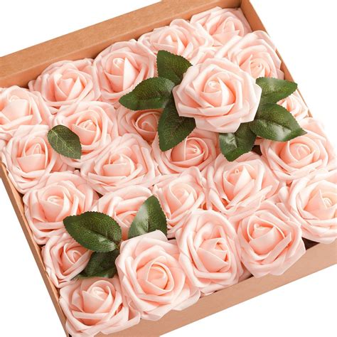 Has anyone ever used ling's moment for wedding flowers? Amazon.com: Ling's moment Artificial Flowers Blush Roses ...