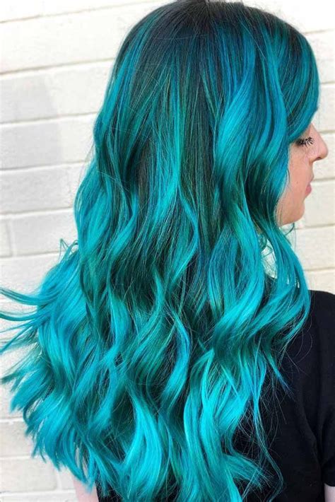 Aquamarine is a 2006 children's film directed by elizabeth allen and loosely based on the children's the movie also gives merfolk the ability to grant wishes. 30 Inspiring Teal Hair Ideas To Stand Out In The Crowd ...