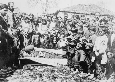 Funeral flowers serve as a final tribute to the life of the deceased and bring comfort to the mourning. Armenian Funeral (Early 1900s)