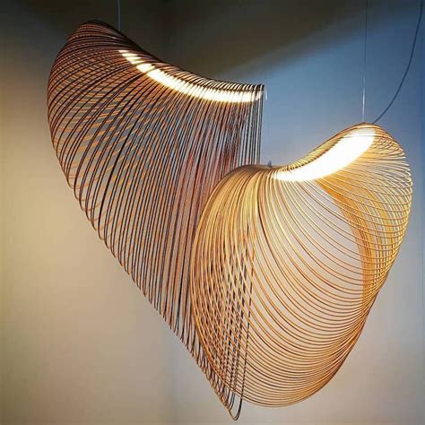 C $525.95 to c $877.76. Pendant light, Illan 100, dimmable DALI, birch, LED, 2700K ...