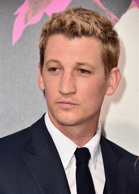 His parents, merry (flowers) and mike teller, were both from carneys point, new jersey. Miles Teller Apologizes For Dying Hair Blonde