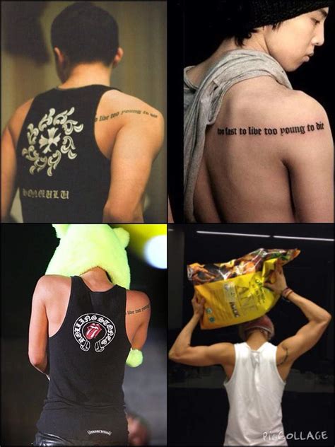 Name tattoos are becoming more popular as a way to pay tribute to loved. G-Dragon Tattoo Master Post | K-Pop Amino