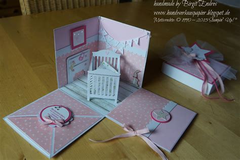 Maybe you would like to learn more about one of these? HandWerk aus Papier: Explosionsbox zur Geburt