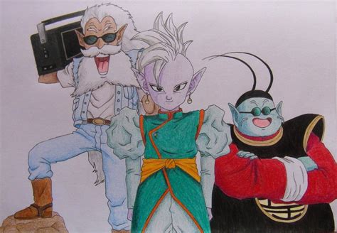 Goku has to fight a monkey and a cricket to show he's worthy of king kai's instruction; Three Kais: Grand Kai, Supreme Kai, King Kai by yotamono ...