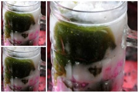 Black jelly (cincau hitam) is manufactured as an instant powder, like other instant jellies or agar. Resep Es Cincau Hijau Mutiara Spesial